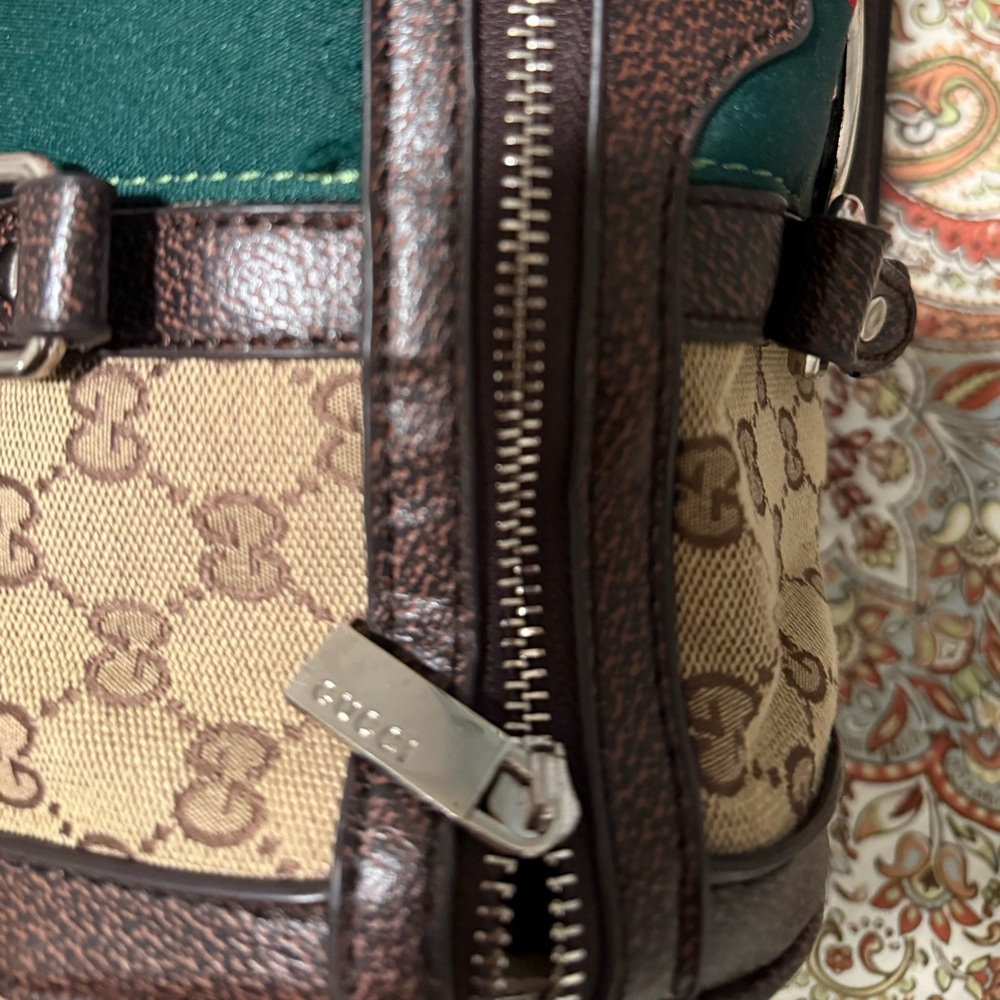 Beige Boston Style Bag Handbag Satchel Purse                  M357 - Picture 4 of 16